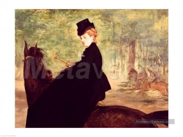  Manet Art - La cavalière réalisme impressionnisme Édouard Manet